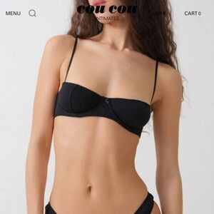 SOLD. Cou cou intimates | THE TEACUP  | organic Cotton Jersey | S